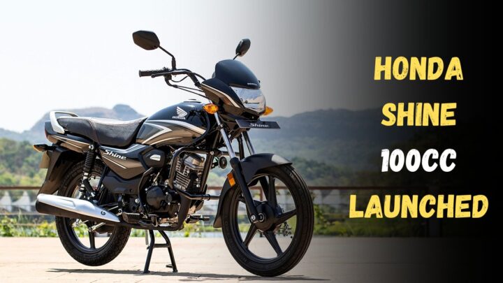 Honda Shine 100cc Launched